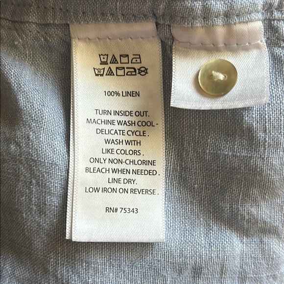 Beachy Blue Button-Up Shirt Dress - Picture 7 of 7